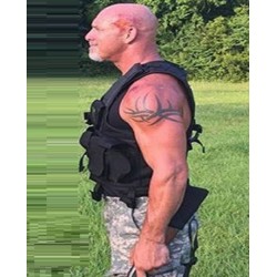 Bill Goldberg Check Point TJ Leather Vest